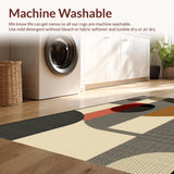 Ultra Soft Area Rug, Non Slip, Stain Resistant, Washable Area Rugs for Living Room, Bedroom, Elegant Warm Tones Animal Motif(Gray)