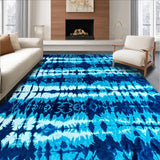 Ultra Soft Area Rug, Non Slip, Stain Resistant, Washable Area Rugs for Living Room, Bedroom, Ultra Soft Plush Nursery Carpet for Girls in Ocean Blue(Blue)