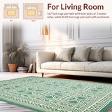 Luxurious Subtle Gray Lattice(Green)