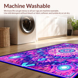 Striking UV Reactive Circular Art(Purple)