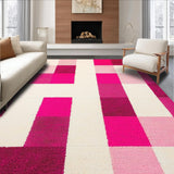 Ultra Soft Area Rug, Non Slip, Stain Resistant, Washable Area Rugs for Living Room, Bedroom, Fashionably Faded Yoga Space Non-Shedding Rug(Pink)