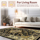 Luxurious Vintage Oriental Tapestry(Black)