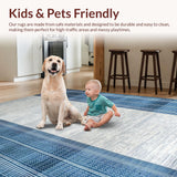 Ultra Soft Area Rug, Non Slip, Stain Resistant, Washable Area Rugs for Living Room, Bedroom, Chic Contemporary Animal Print(Gray)