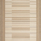 Ultra Soft Area Rug, Non Slip, Stain Resistant, Washable Area Rugs for Living Room, Bedroom, Vintage-Inspired Earthy Scallop Pattern(Beige)