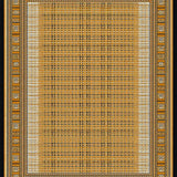 Ultra Soft Area Rug, Non Slip, Stain Resistant, Washable Area Rugs for Living Room, Bedroom, Cute Gourmet Snack Visual Appeal(Gold)