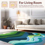 Contemporary Colorful Symmetrical Elements(Green)