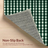 Chic White Plaid Decorative Layering(Green)