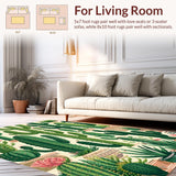 Vibrant Eclectic Desert Flora Motif(Green)