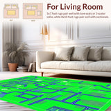 Whimsical Multicolor Transportation Theme(Green)