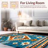 Contemporary Ethnic Motif Flourish(Blue)