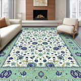 Artful Vintage Leafy Composition(White)