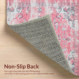 Artistic Distressed Floral Composition(Pink)