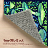 Lively Blue and Brown Mushroom(Green)