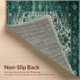 Lush Trellis Print Floor Accent(Blue)