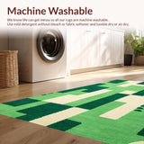 Ultra Soft Area Rug, Non Slip, Stain Resistant, Washable Area Rugs for Living Room, Bedroom, Fun Animal Motif for Children(Green)