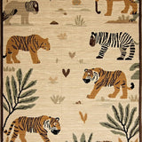 Earthy Toned Whimsical Wildlife Design(Beige)