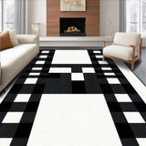 Charming Reversible Rustic Plaid Arrangement(Black)