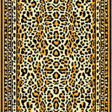 Ultra Soft Area Rug, Non Slip, Stain Resistant, Washable Area Rugs for Living Room, Bedroom, Elegant Earth Tone Animal Shape(Beige)