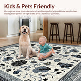 Chic Monochrome Floral Design(Ivory)