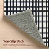 Contemporary Striped Black and White Theme(Black)