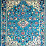 Timeless Geometric Blue Harmony(Blue)