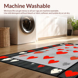 Contemporary Fun Geometric Layout(Red)
