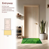 Elegant Earthy Green Textured Layer(Green)