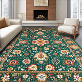 Dynamic Retro Medallion Print(Green)