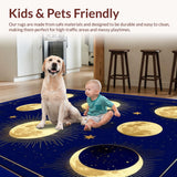 Ethereal Moonlit Patterned Elegance(Blue)