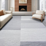 Ultra Soft Area Rug, Non Slip, Stain Resistant, Washable Area Rugs for Living Room, Bedroom, Simple Textured Modern Appeal(Gray)