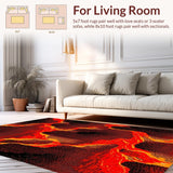 Contemporary Flame Inspired Artwork(Red)