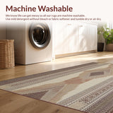 Elegant Multicolored Linear Design(Beige)