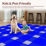 Cozy Rustic Plaid Visual Appeal(Blue)