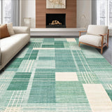Ultra Soft Area Rug, Non Slip, Stain Resistant, Washable Area Rugs for Living Room, Bedroom, Modern Abstract Seafoam Rug(Gray)