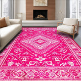 Bold Graphic Statement Door Mat(Pink)