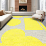 Ultra Soft Area Rug, Non Slip, Stain Resistant, Washable Area Rugs for Living Room, Bedroom, Adorable Fun Sunbeam Concept(Yellow)