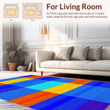Cozy Retro Lattice Design(Blue)