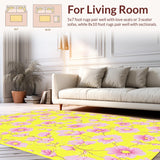 Vivid Circular Nature Inspired Design(Yellow)