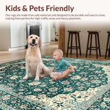 Classic Distressed Tiled Appearance(Green)