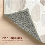 Beige with Speckled Wool Blend and Motifs(Beige)