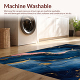 Dynamic Navy Pink Gradient Design(Blue)