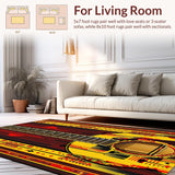 Striking Transitional Guitar Layout(Red)