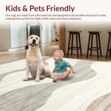 Sophisticated Monochrome Fluid Shapes(Beige)