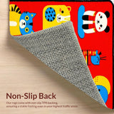 Colorful Geometric Shape Arrangement(Red)