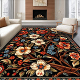 Elegant Black Floral Elegance(Black)