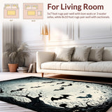 Whimsical Dark Fantasy Print(Black)