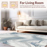 Ultra Soft Area Rug, Non Slip, Stain Resistant, Washable Area Rugs for Living Room, Bedroom, Double-Sided Outdoor Picnic Deck Carpet(Gray)