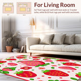 Charming Pastel Strawberry Motif(Pink)