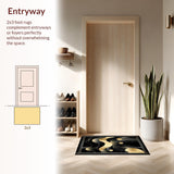 Glamorous Modern Textured Design(Black)