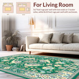 Sophisticated Textured Floral Fusion(Green)